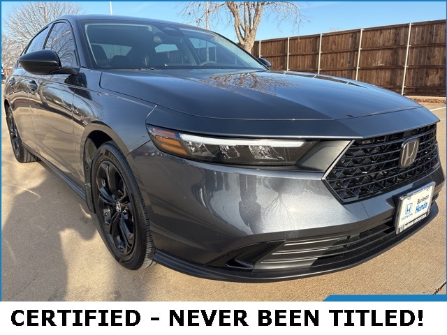 Certified 2025 Honda Accord SE with VIN 1HGCY1F48SA051833 for sale in Northfield, Minnesota