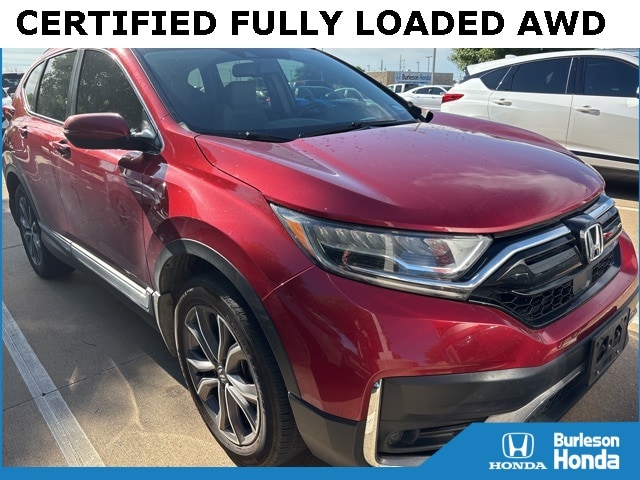 Certified 2022 Honda CR-V Touring with VIN 2HKRW2H90NH646766 for sale in Burleson, TX