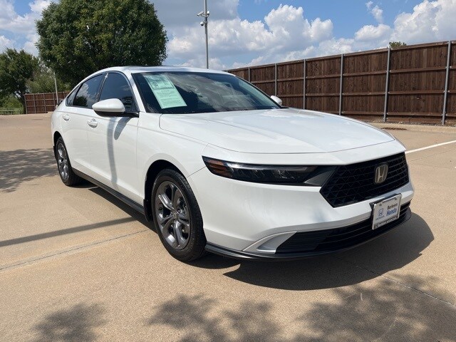 Used 2024 Honda Accord EX with VIN 1HGCY1F30RA052394 for sale in Burleson, TX