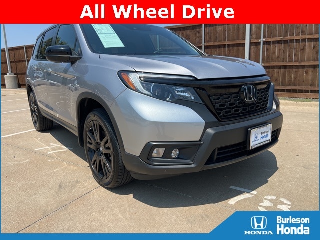 Used 2021 Honda Passport Sport with VIN 5FNYF8H2XMB031690 for sale in Burleson, TX