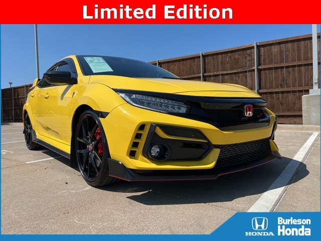 Used 2021 Honda Civic Hatchback Type-R with VIN SHHFK8G01MU203252 for sale in Burleson, TX