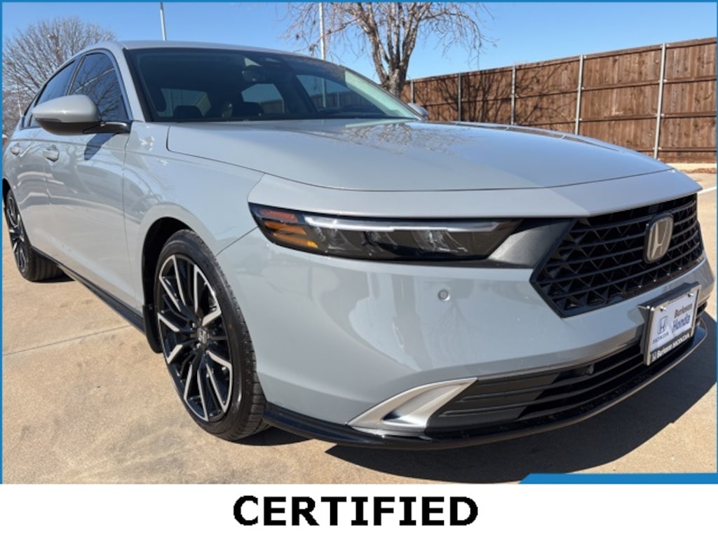 Certified 2025 Honda Accord Hybrid Touring Sedan