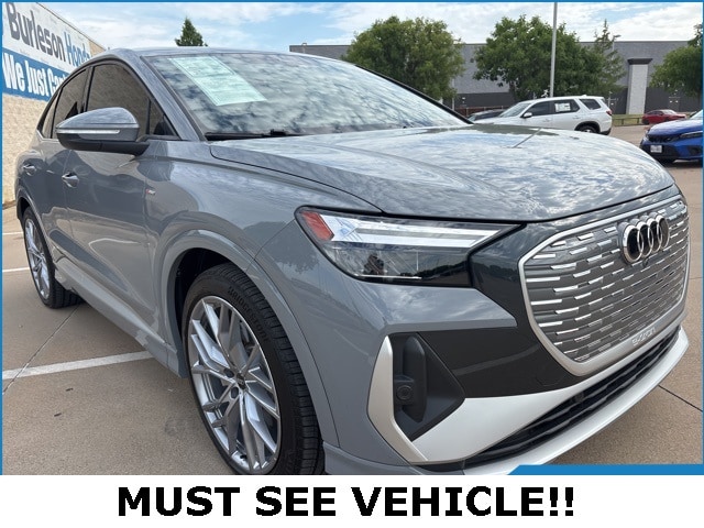 Used 2025 Audi Q4 Sportback e-tron Premium Plus with VIN WA13UBFZ2SP016854 for sale in Burleson, TX