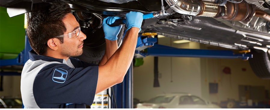 Honda chassis and drivetrain inspection