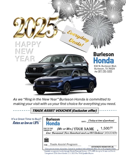 Burleson%20Honda%20Trade%20Assist.jpg Vehicle Trade In Assistance Near Fort Worth TX