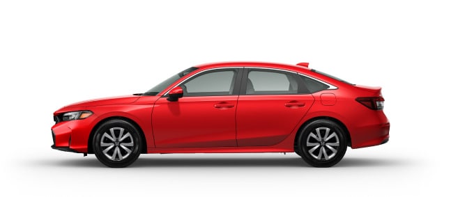 red 2025 honda civic