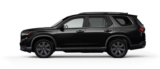 black 2025 honda pilot