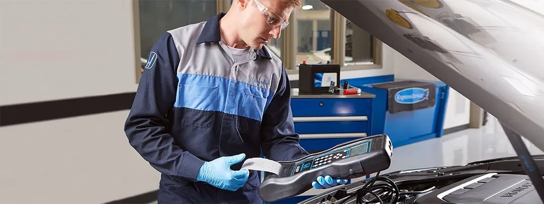 Honda scheduled maintenance and multi-point inspection