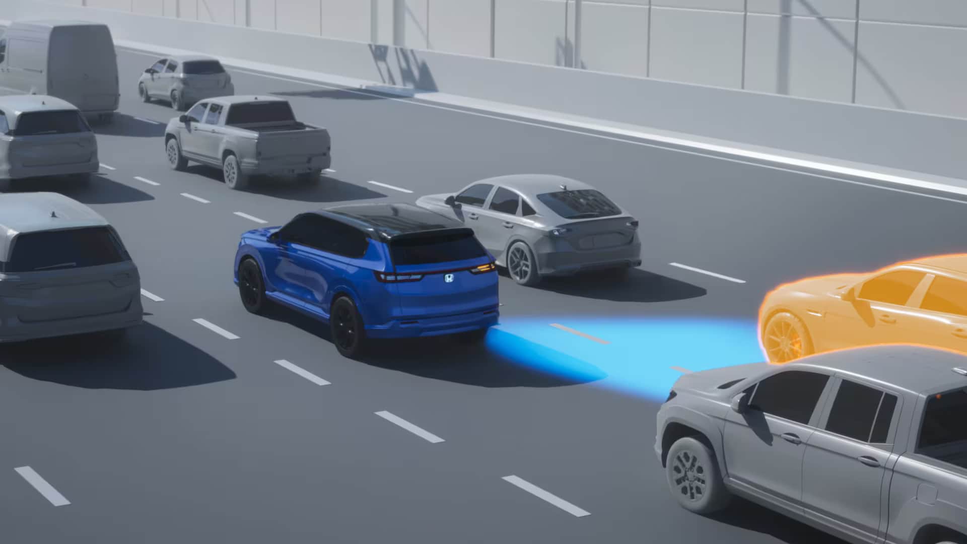 The honda odyssey safety features.