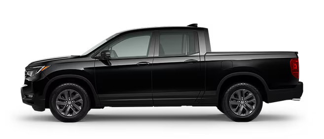 black 2025 honda ridgeline