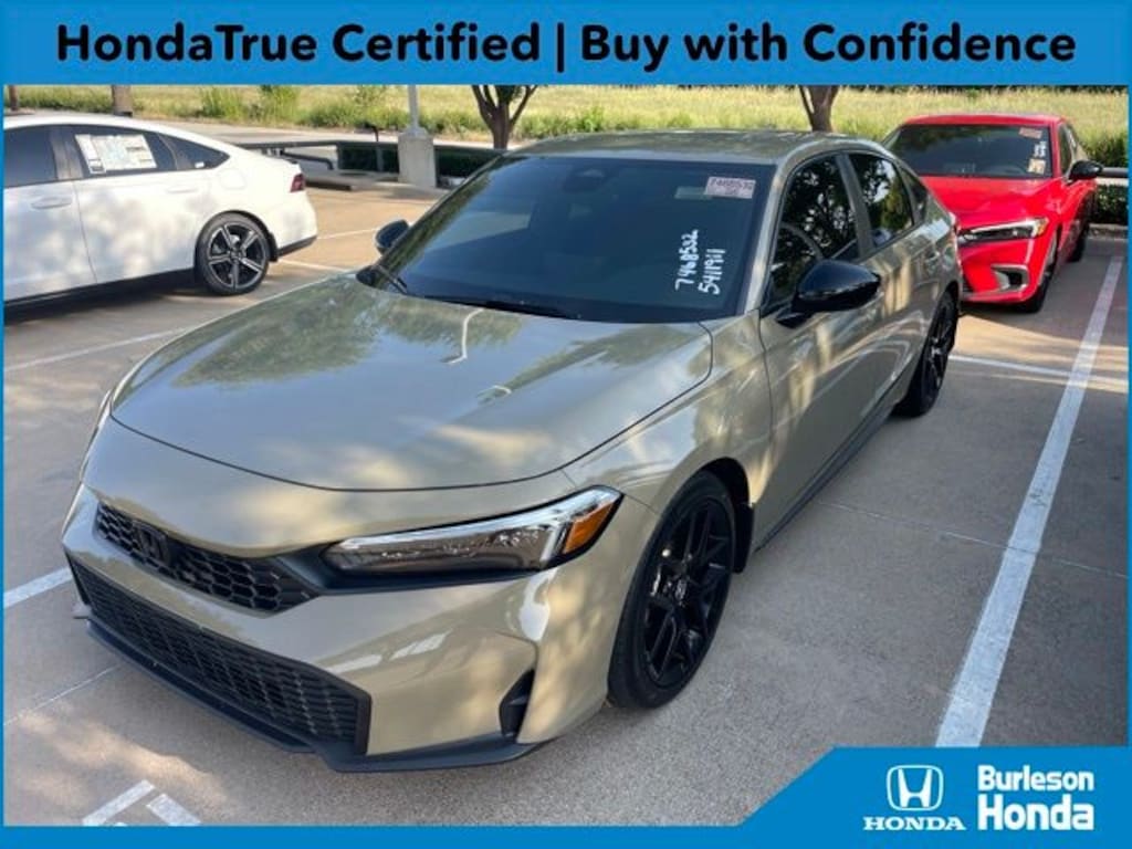 Certified 2025 Honda Civic Sport Hatchback