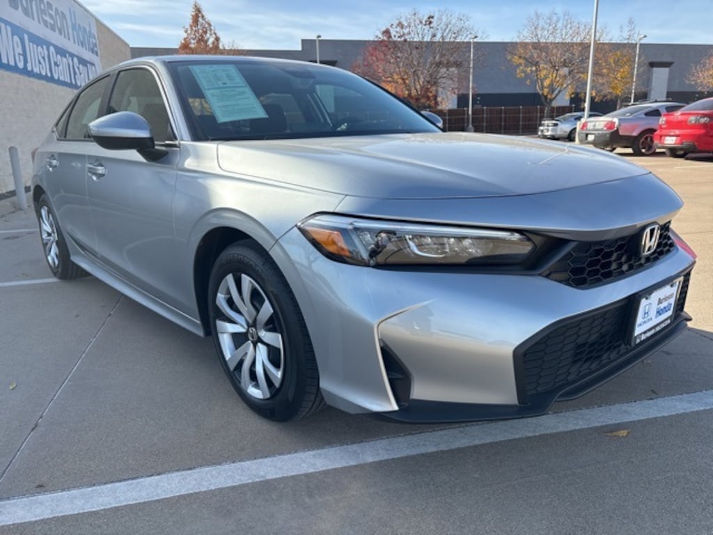 Certified 2025 Honda Civic LX Sedan