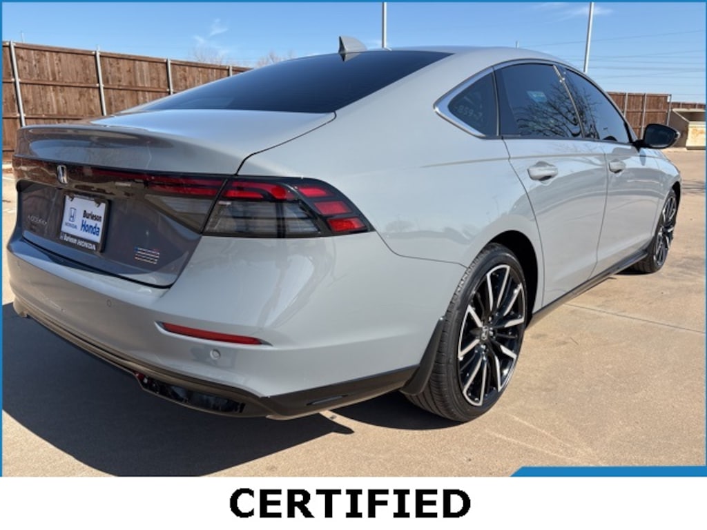 Certified 2025 Honda Accord Hybrid Touring Sedan