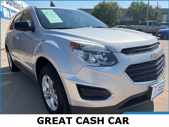 Used 2017 Chevrolet Equinox LS with VIN 2GNALBEK4H1617958 for sale in Burleson, TX