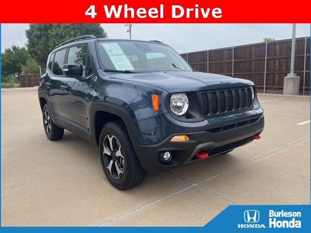 Used 2022 Jeep Renegade Trailhawk with VIN ZACNJDC12NPN60647 for sale in Burleson, TX