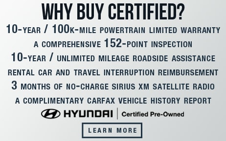 Why Buy Hyundai Certified Pre-Owned