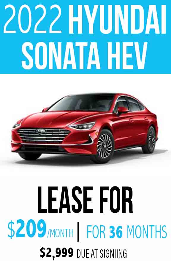 2022 Hyundai Sonata Hybrid Lease Deal