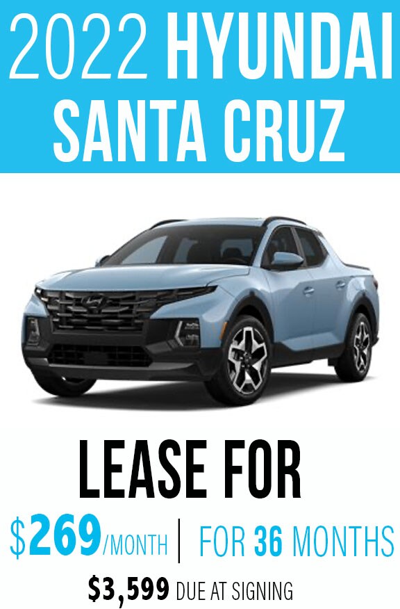 2022 Hyundai Santa Cruz Lease Deal