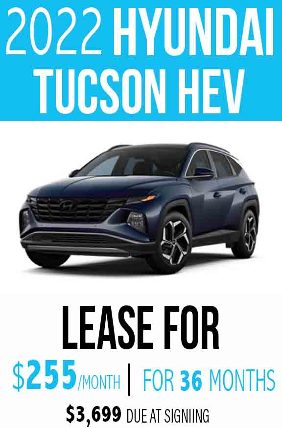 2022 Hyundai Tucson Hybrid Lease Deal