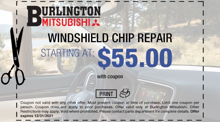 Mitsubishi Windshield Repair Coupon