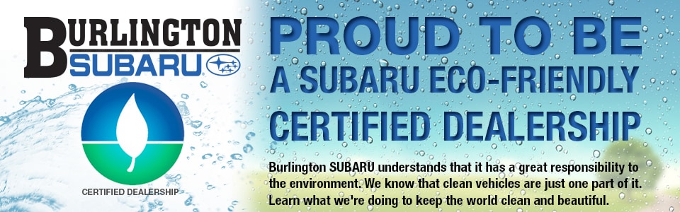 Certified Subaru Eco Friendly Dealership