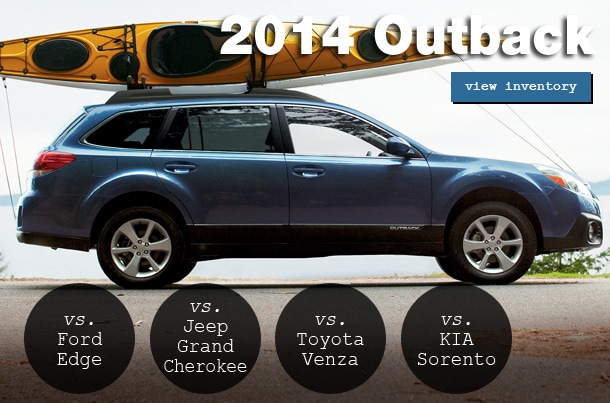 Subaru Outback Comparison Chart