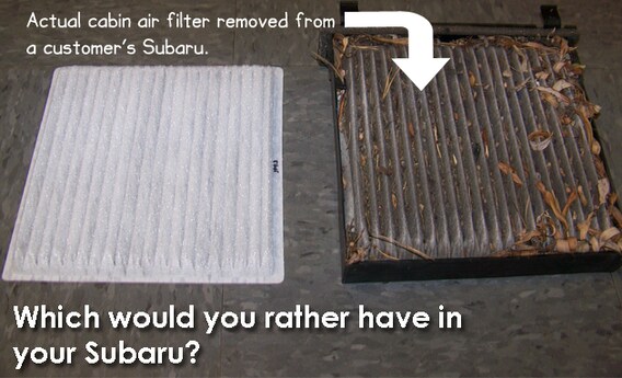Subaru Cabin Air Filter Replacement