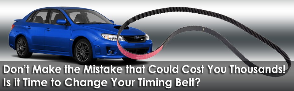 subaru drive belt replacement cost