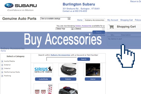 Genuine Subaru accessories for sale in VT