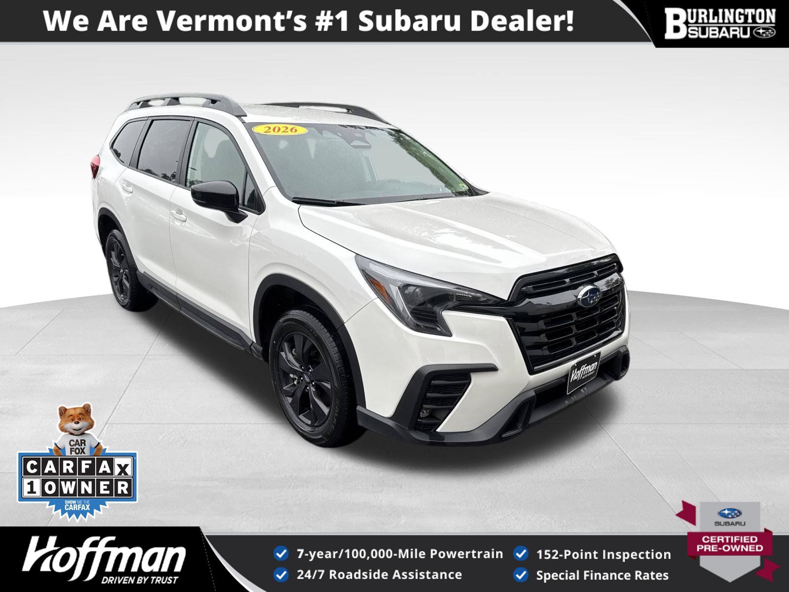 Used 2026 Subaru Ascent Premium 7-Passenger SUV 4S4WMABD2T3401262 in Watertown, CT