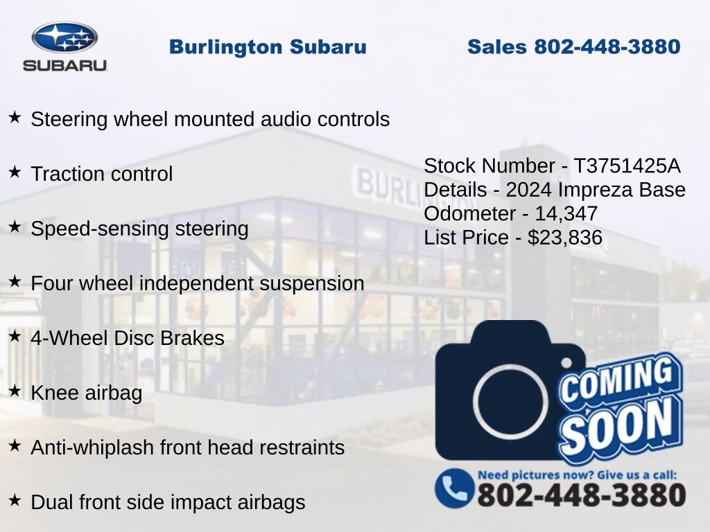 Used 2024 Subaru Impreza Base 5-Door