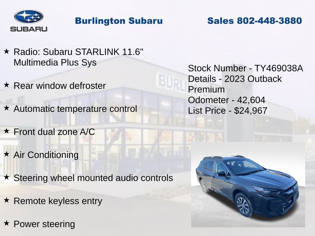 Used 2023 Subaru Outback Premium SUV
