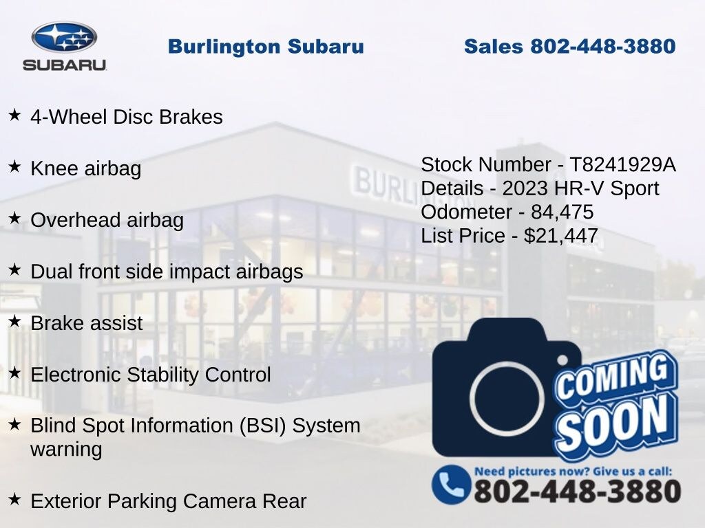 Used 2023 Honda HR-V Sport AWD SUV
