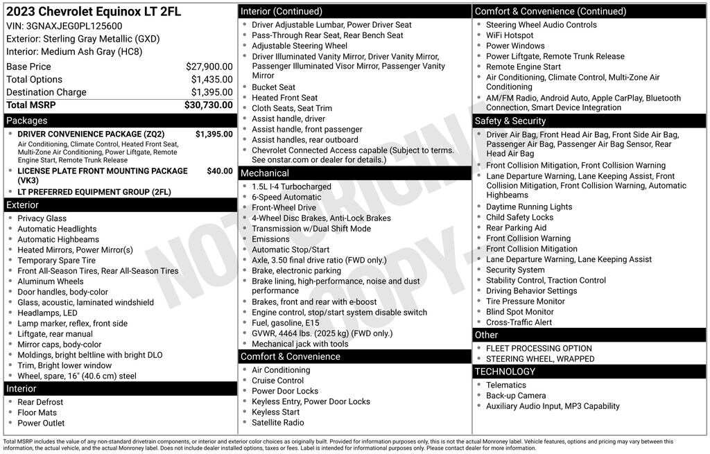 Used 2023 Chevrolet Equinox LT SUV