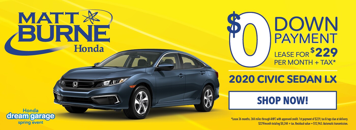 New Honda & Used Car Dealership at Matt Burne Honda Scranton, PA