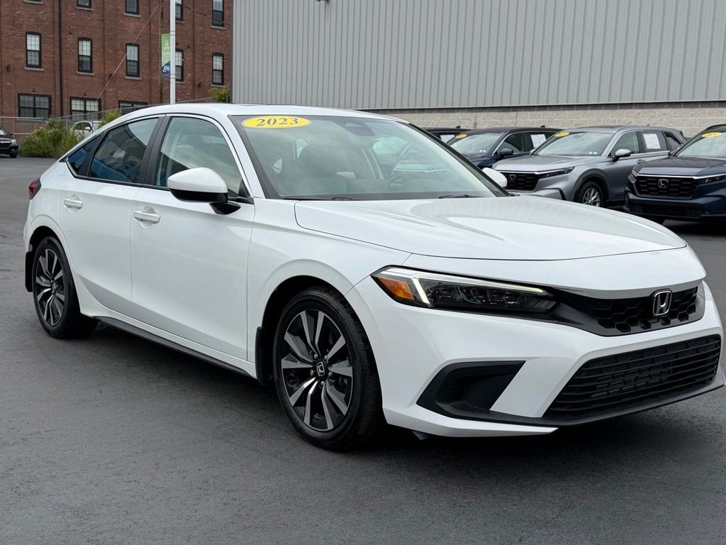 Certified 2023 Honda Civic EX-L Hatchback