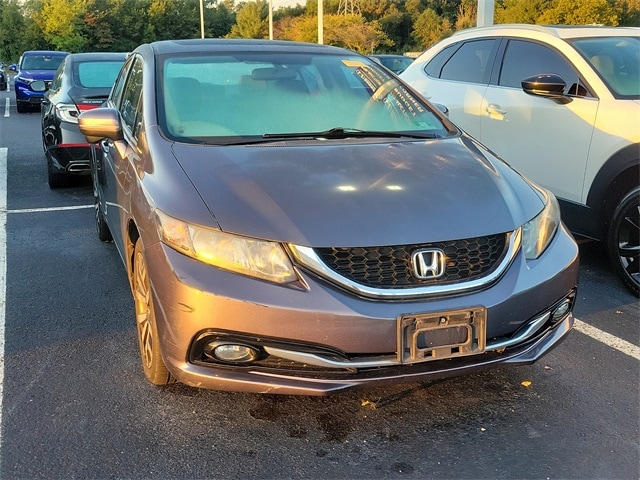 Used 2014 Honda Civic EX-L with VIN 2HGFB2F90EH536599 for sale in Marlton, NJ