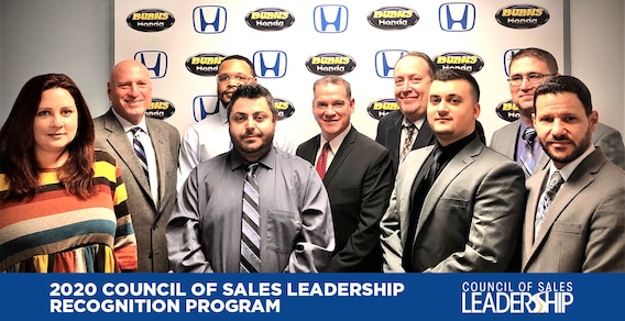 Council of Sales Leadership Members at Burns Honda Marlton NJ ...