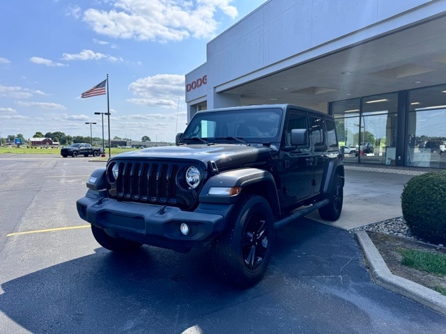 Used 2020 Jeep Wrangler Unlimited Altitude with VIN 1C4HJXDG9LW328518 for sale in Nappanee, IN