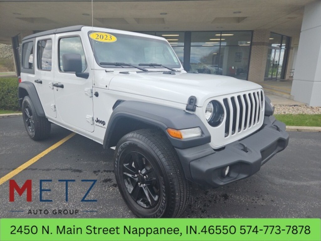 Used 2023 Jeep Wrangler 4DOOR SPORT 4X4 For Sale Nappanee IN