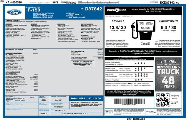 Used 2014 Ford F-150 XLT with VIN 1FTFW1ET0EKD87842 for sale in Reese, MI