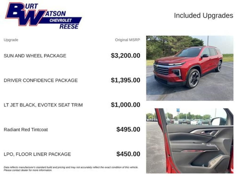New 2027 Chevrolet Traverse LT SUV