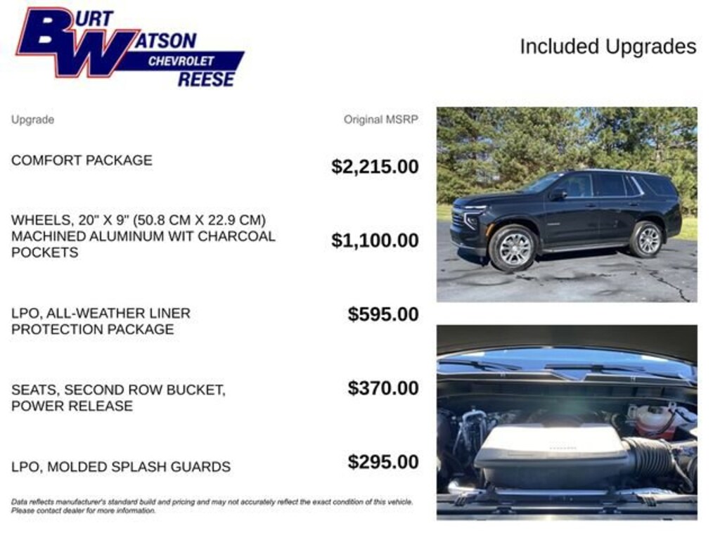 Used 2026 Chevrolet Tahoe LT SUV