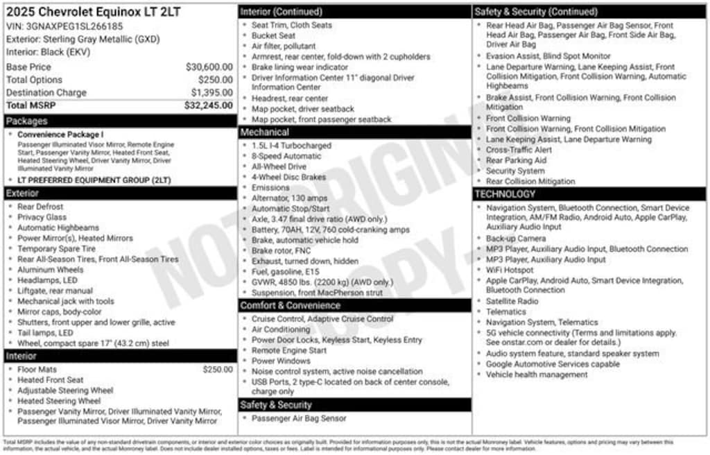 Used 2025 Chevrolet Equinox LT SUV