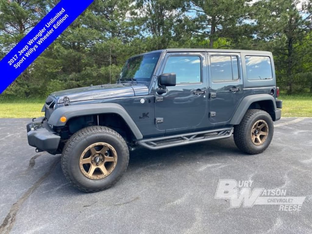 Used 2017 Jeep Wrangler Unlimited Willy Wheeler 4x4 SUV