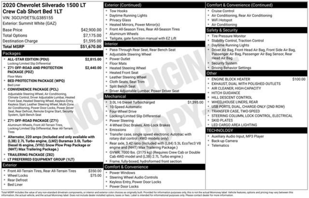 Used 2020 Chevrolet Silverado 1500 LT Truck