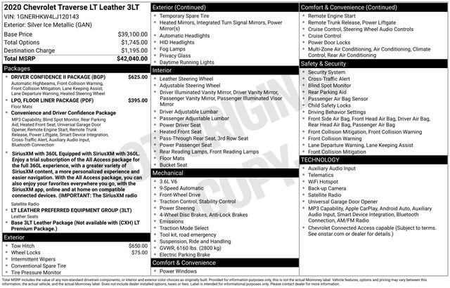 1GNERHKW4LJ120143