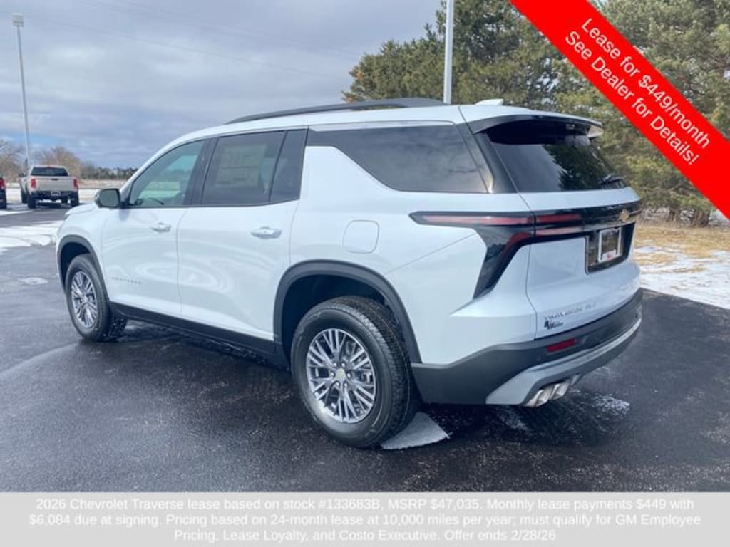 New 2026 Chevrolet Traverse LT SUV
