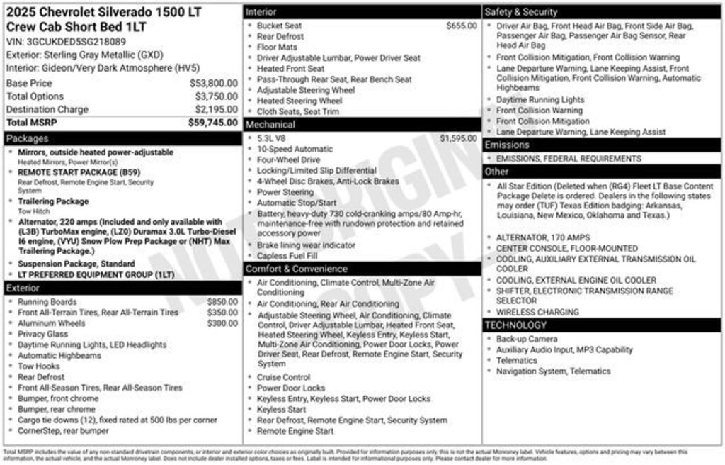 Used 2025 Chevrolet Silverado 1500 LT Truck