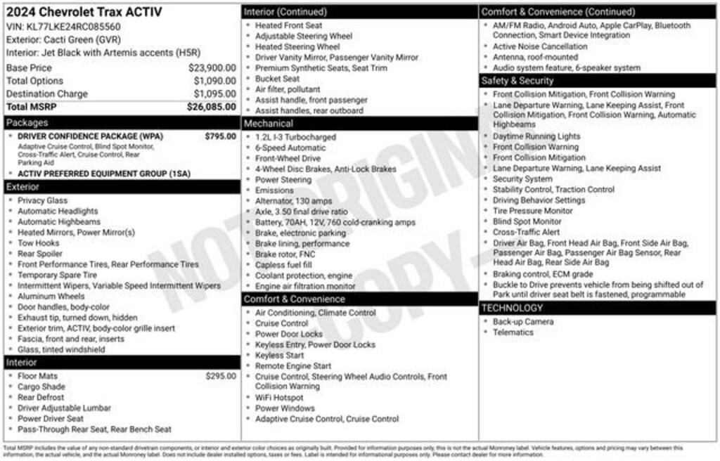 Used 2024 Chevrolet Trax Activ SUV